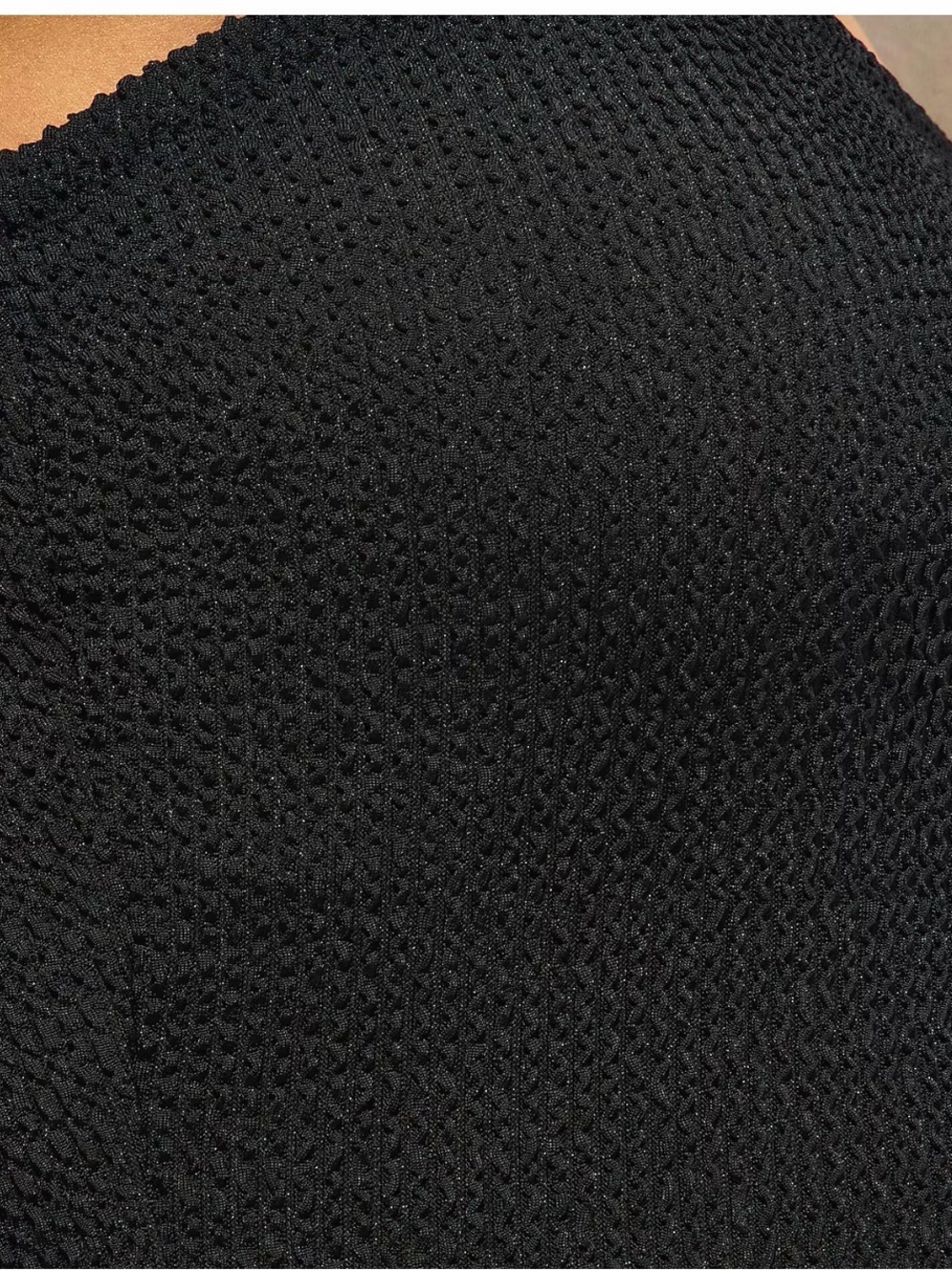 J.Crew Gemma bandeau scrunchie one-piece Full Coverage Swimsuit Sz. 6 $168 Black - Picture 2 of 5